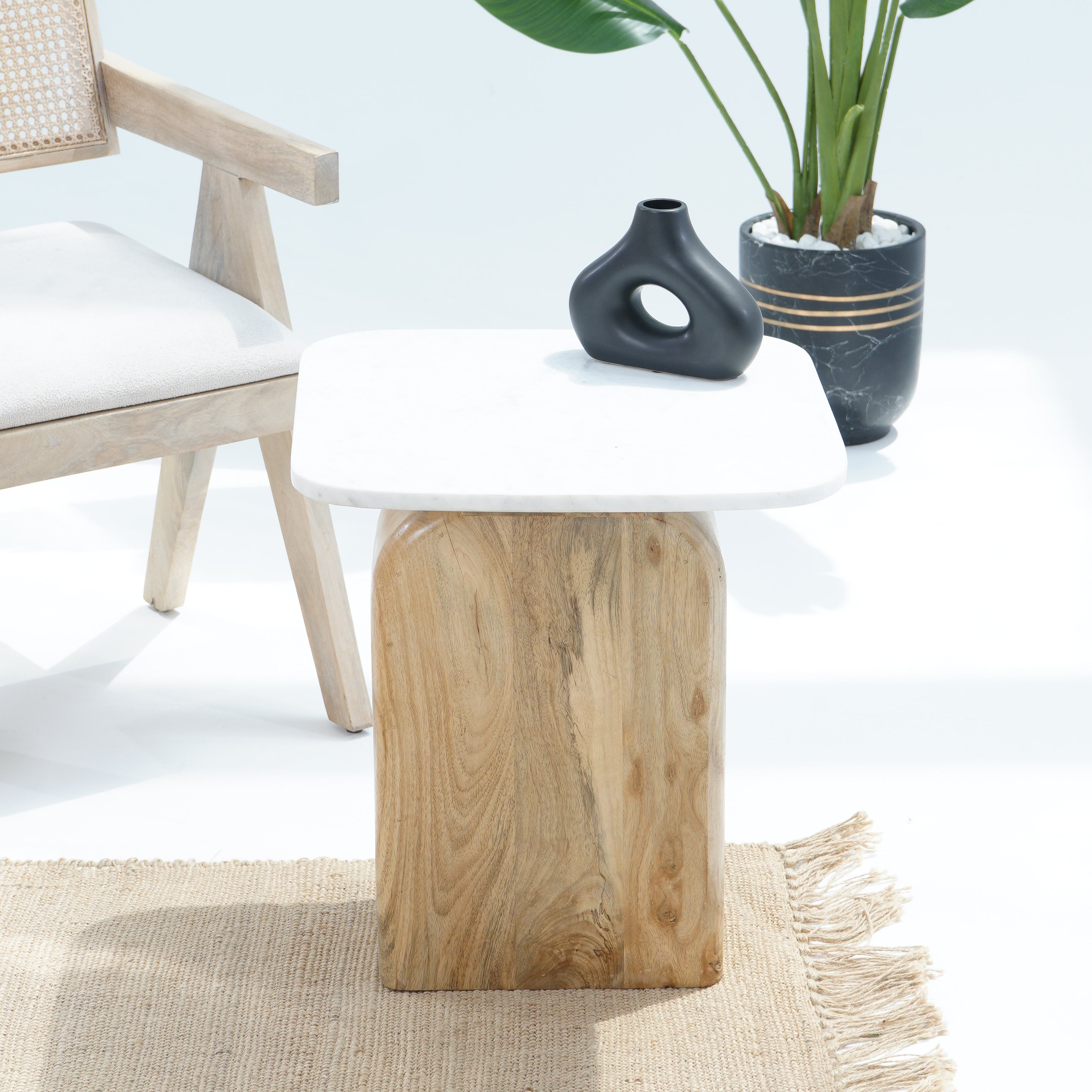 TERRALUXE MARBLE SIDE TABLE