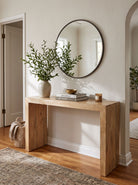 Holvera Wooden Holo Console Table Art and craft furniture