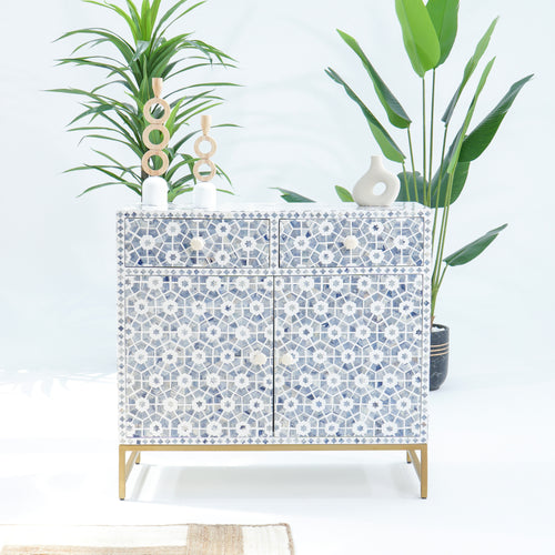 INLAY TWO DRAWER SIDEBOARD