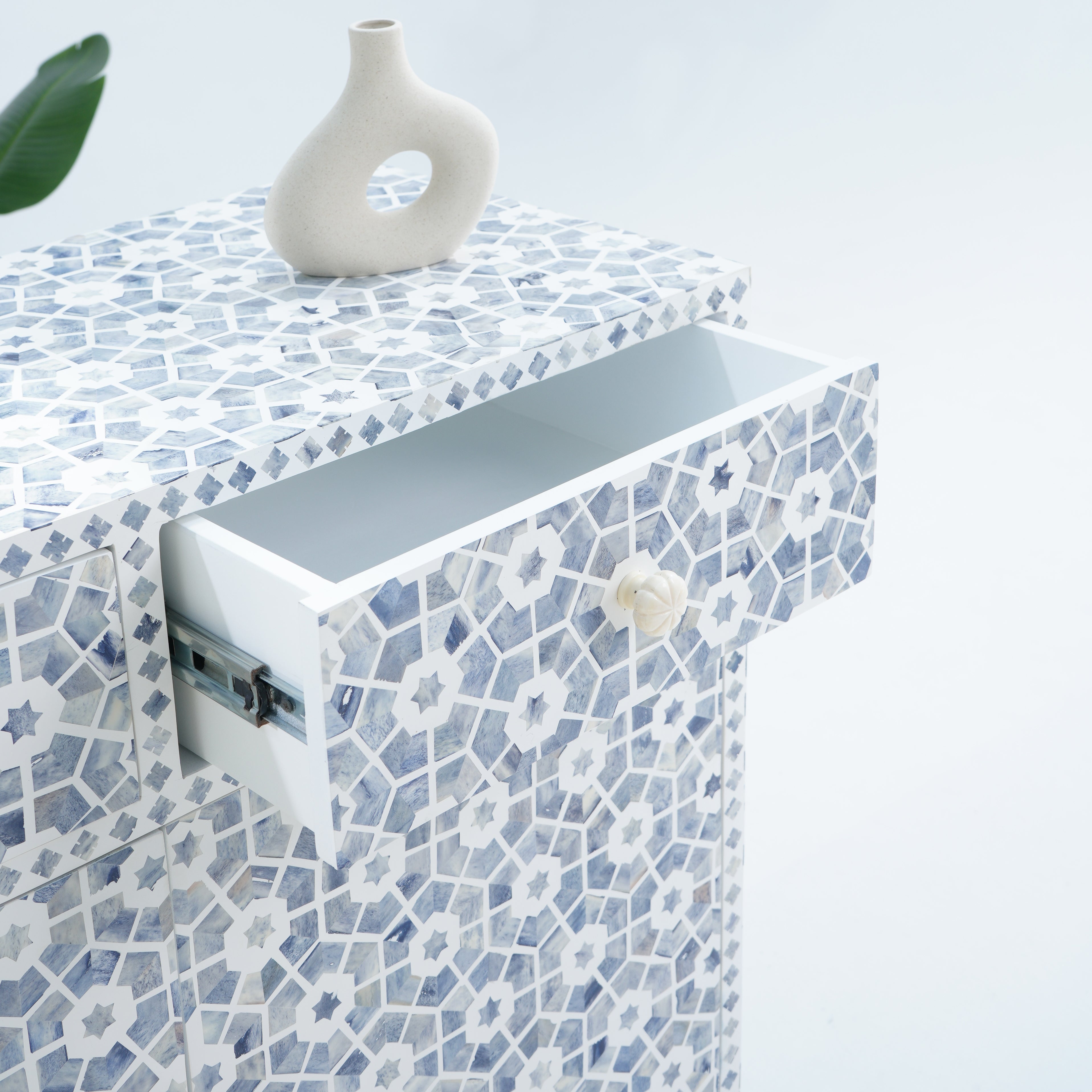INLAY TWO DRAWER- DOOR SIDE BOARD