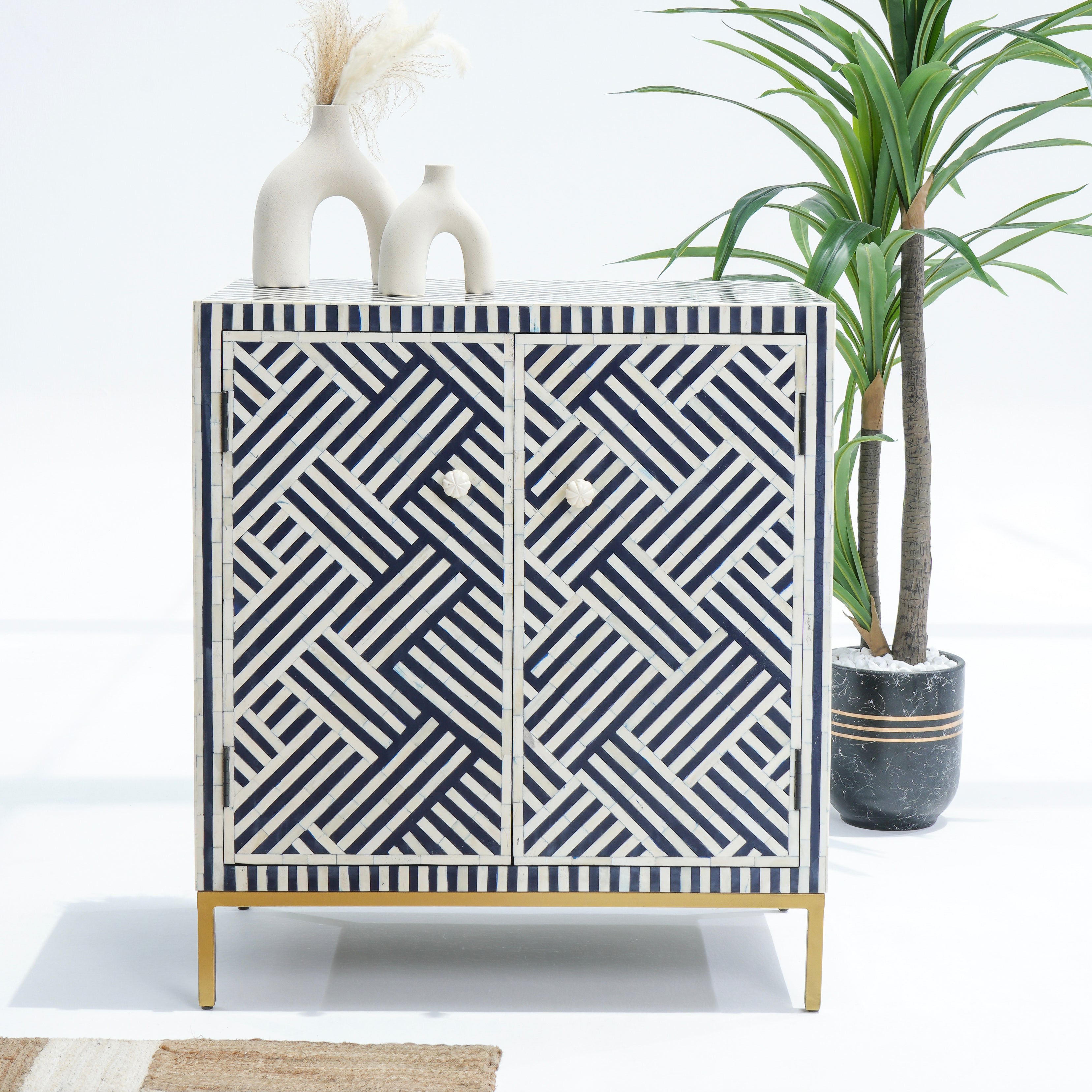 INLAY TWO DOOR SIDE BOARD