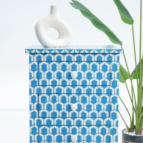 INLAY 5 DRAWER SINGLE DRAW CHEST