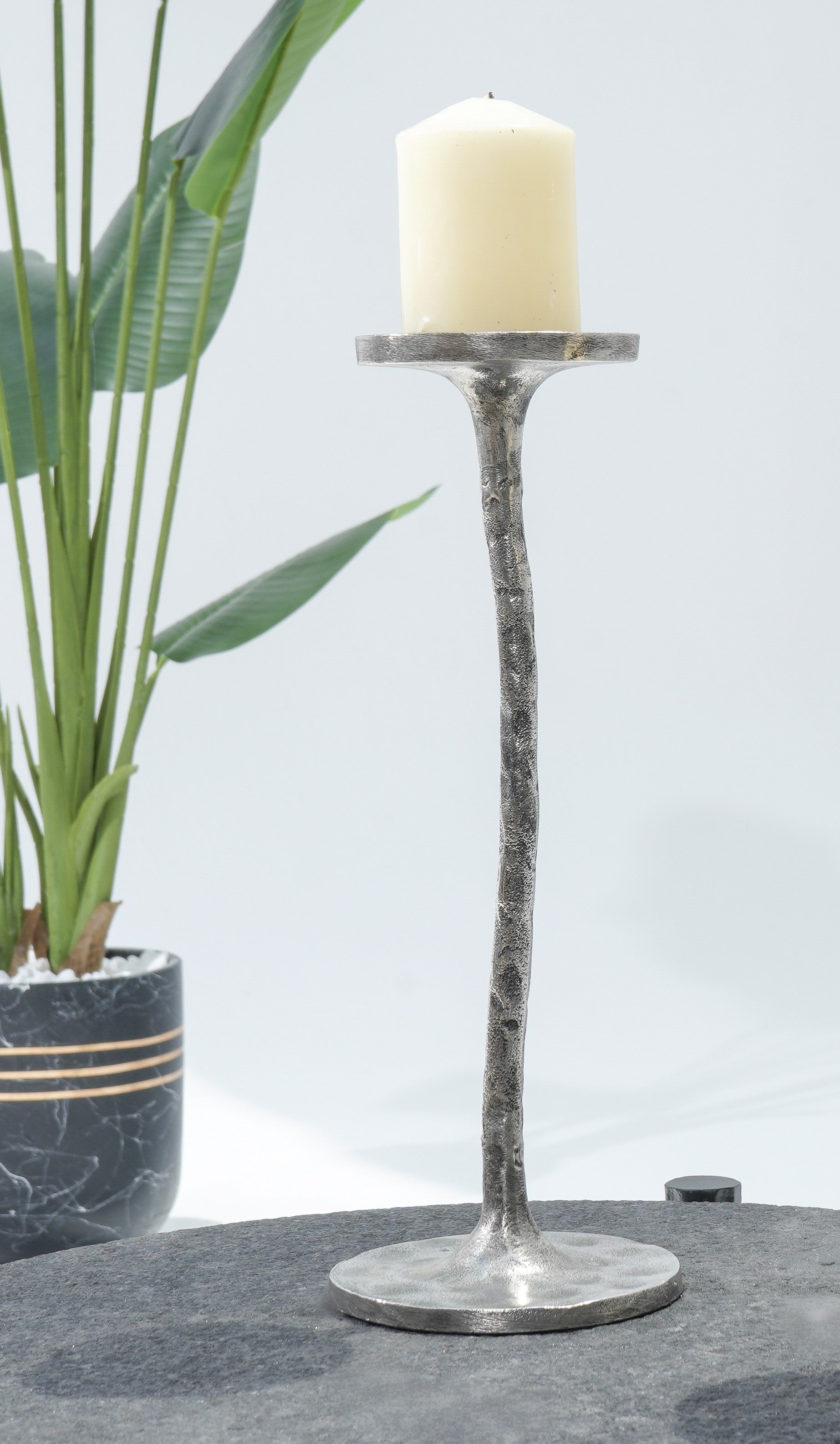 Luminous Grace Big Pillar Holder
