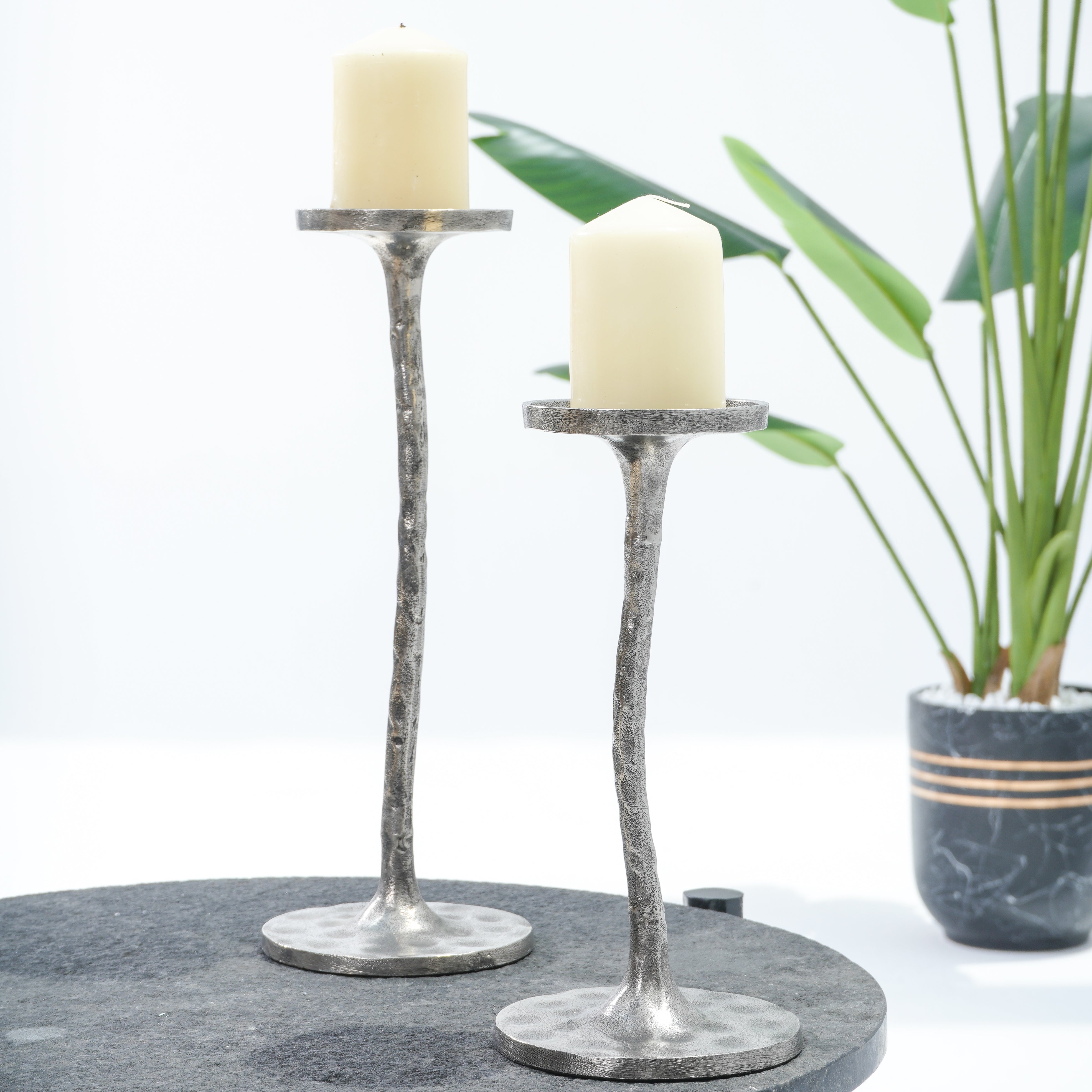 Luminous Grace Big Pillar Holder