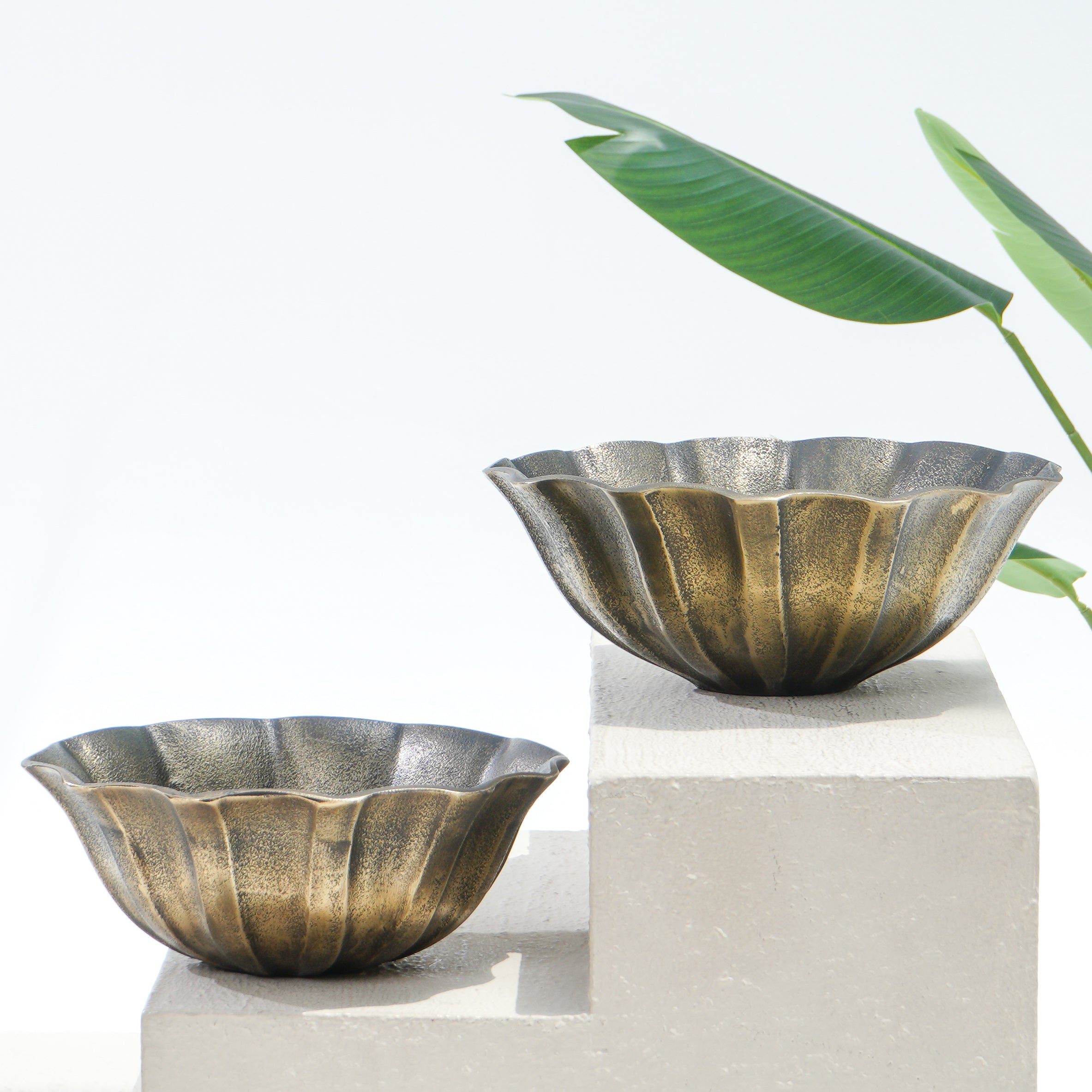 Elegant Ember Big Round Bowl