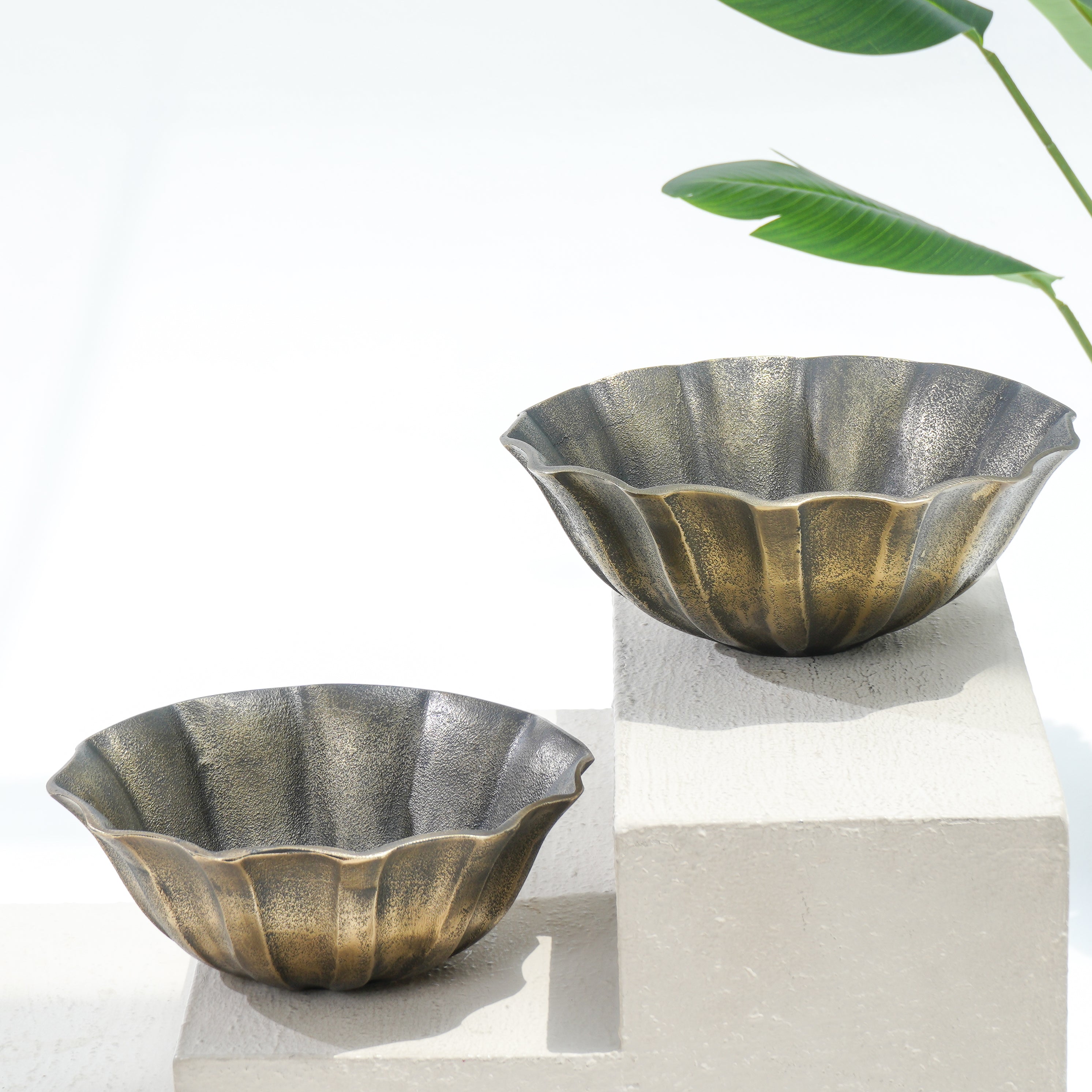 Elegant Ember Big Round Bowl