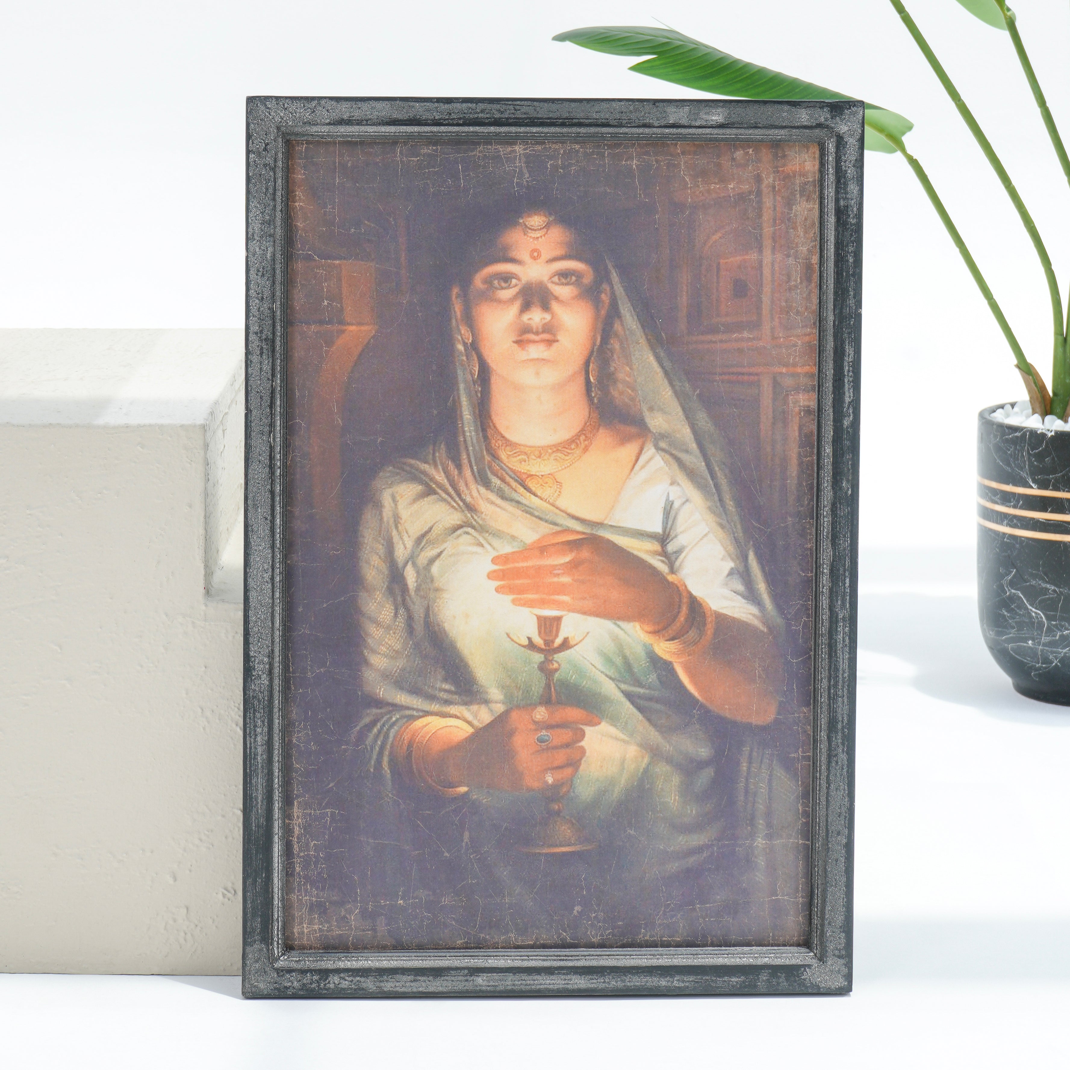 Vintage Art Painting with Frame