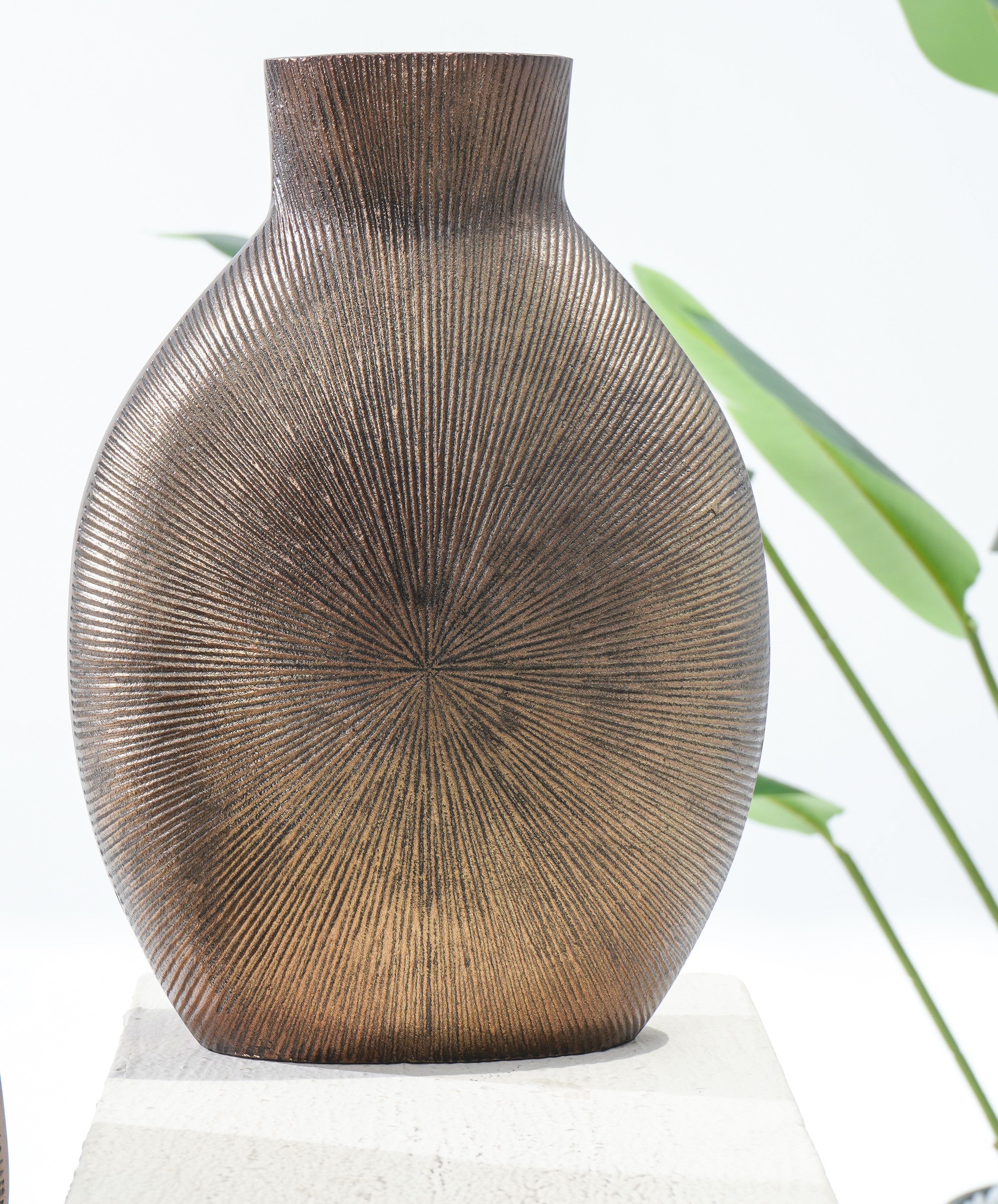 Elegant Embrace Big Flower Vase
