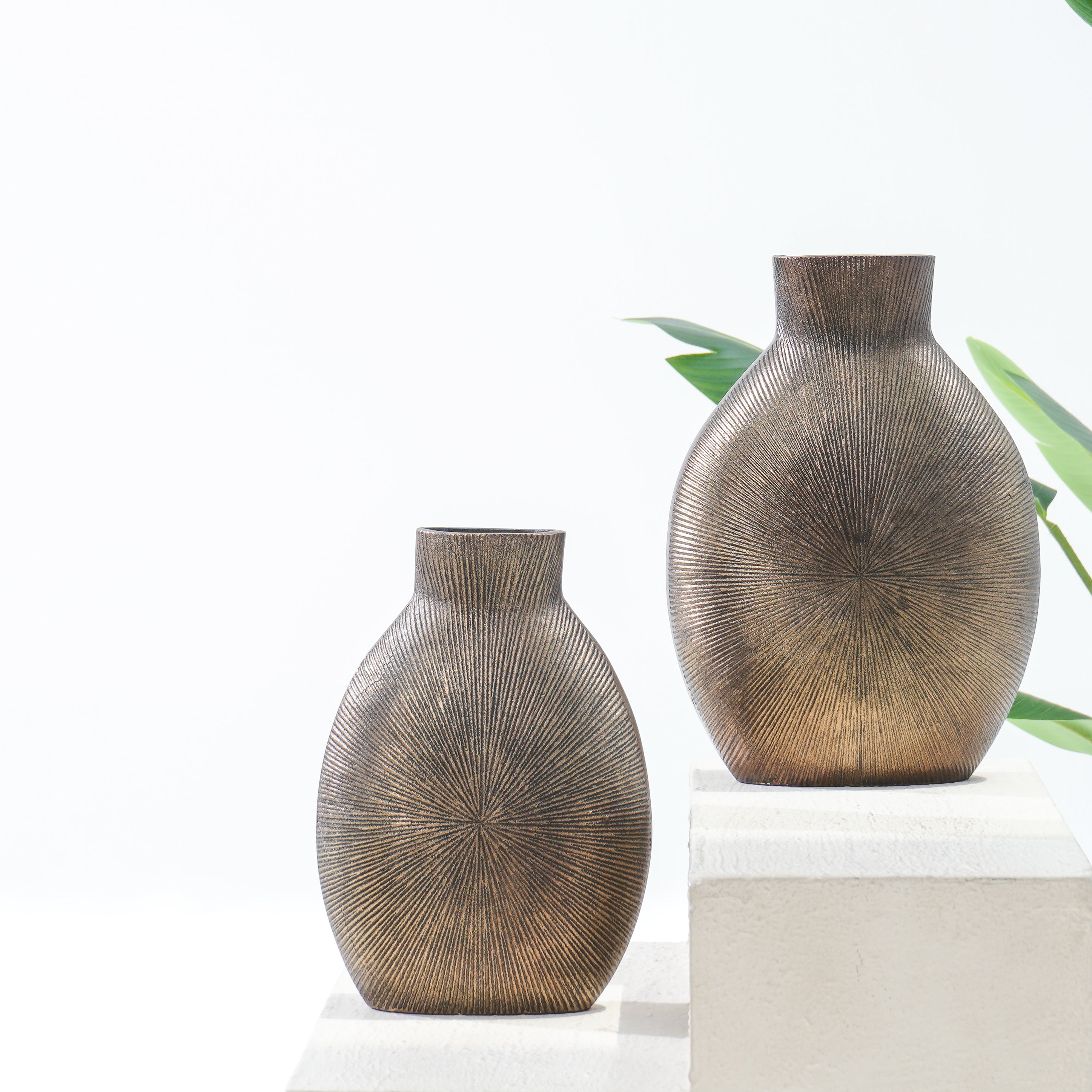 Elegant Embrace Big Flower Vase