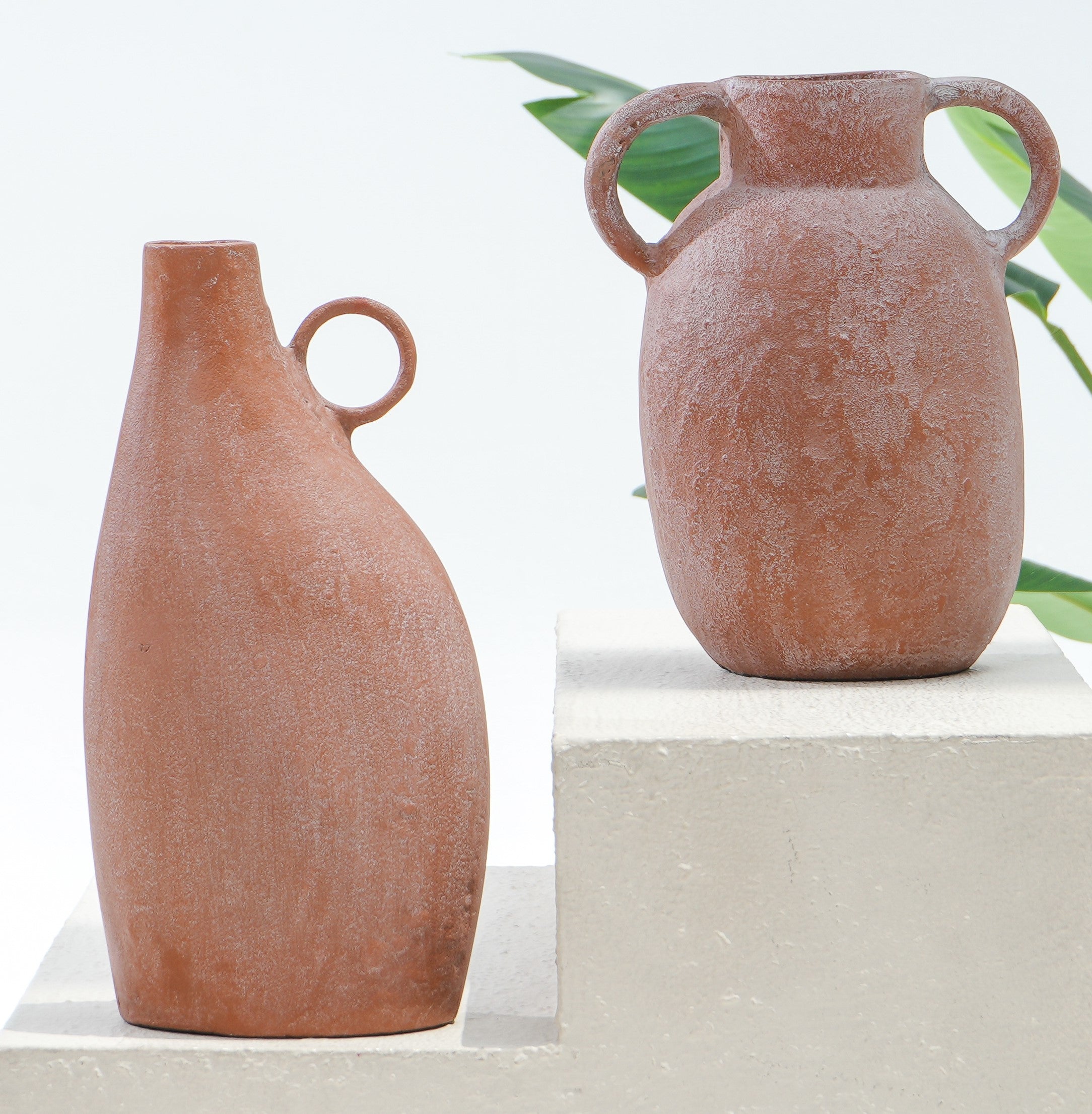 Rustic Rosebud Flower Vase