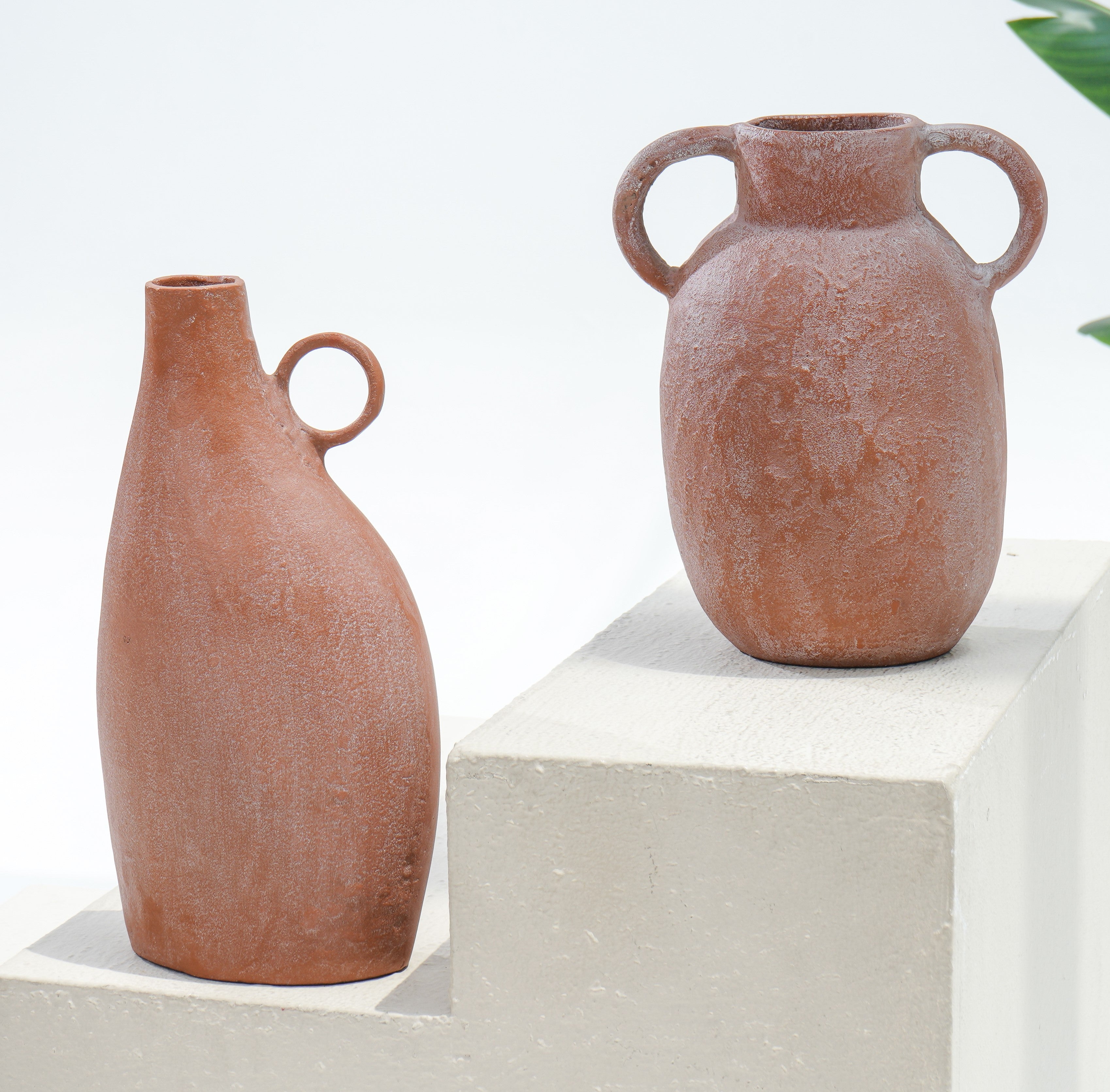 Rustic Rosebud Flower Vase