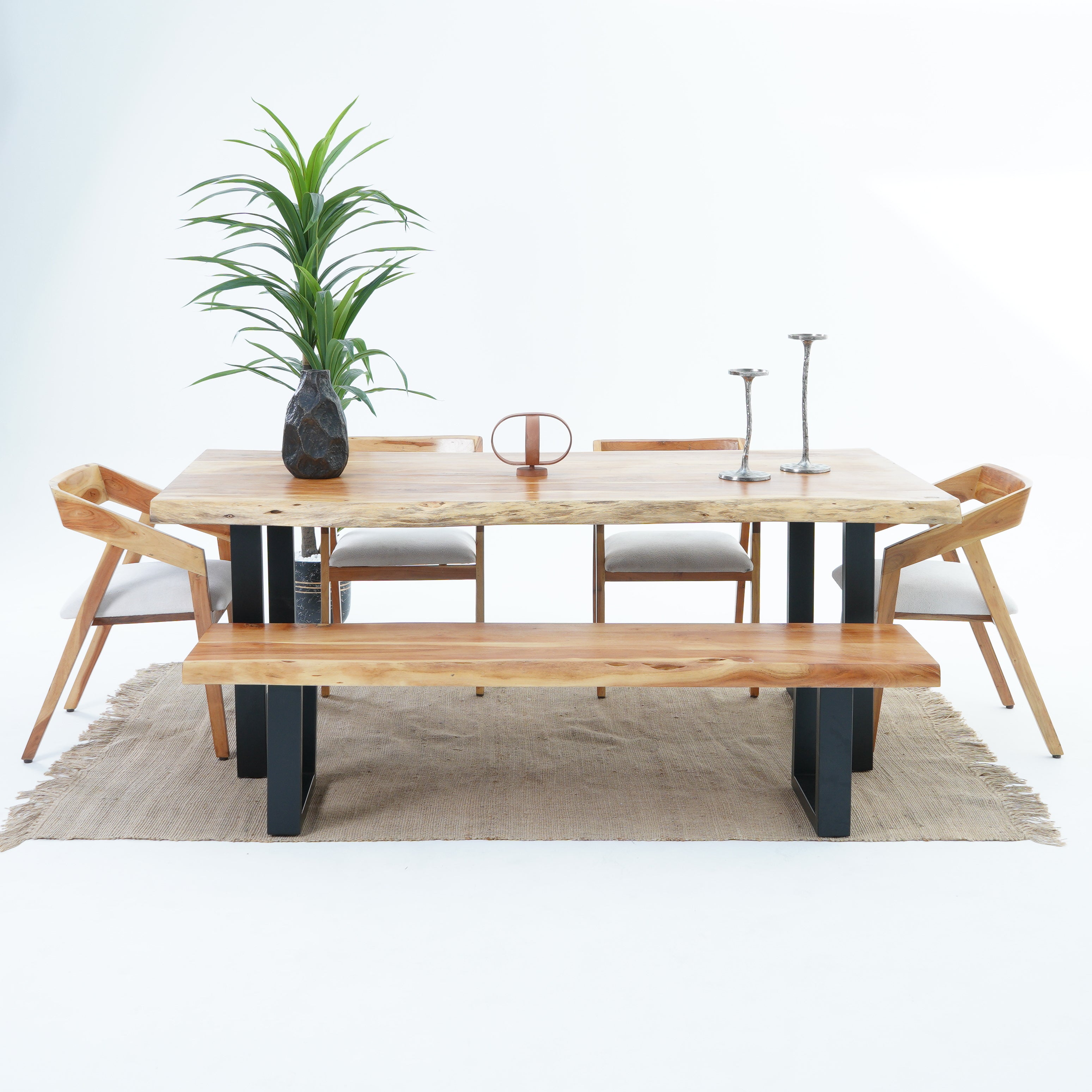 Majesty Acacia Live Edge Dining Table