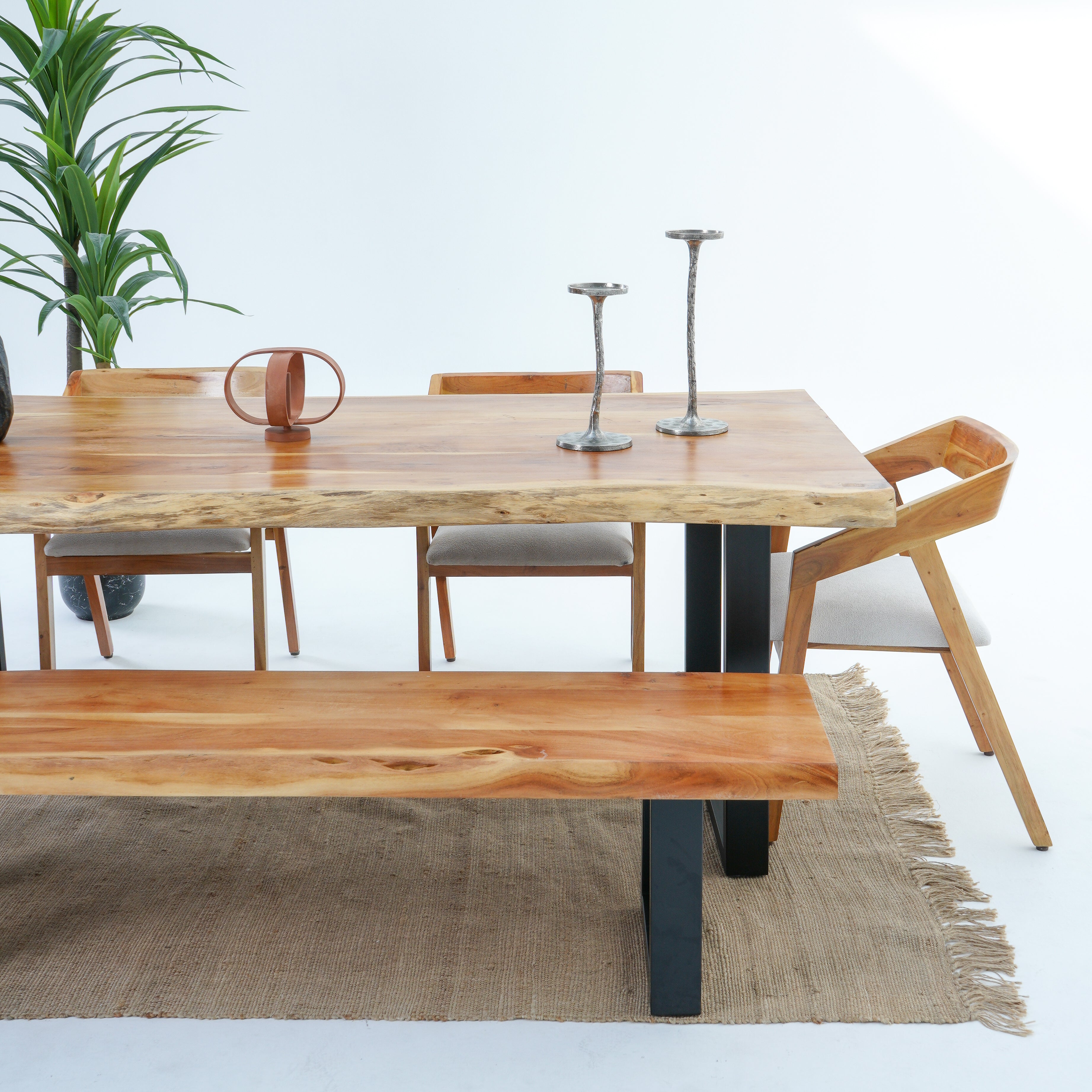Majesty Acacia Live Edge Dining Table