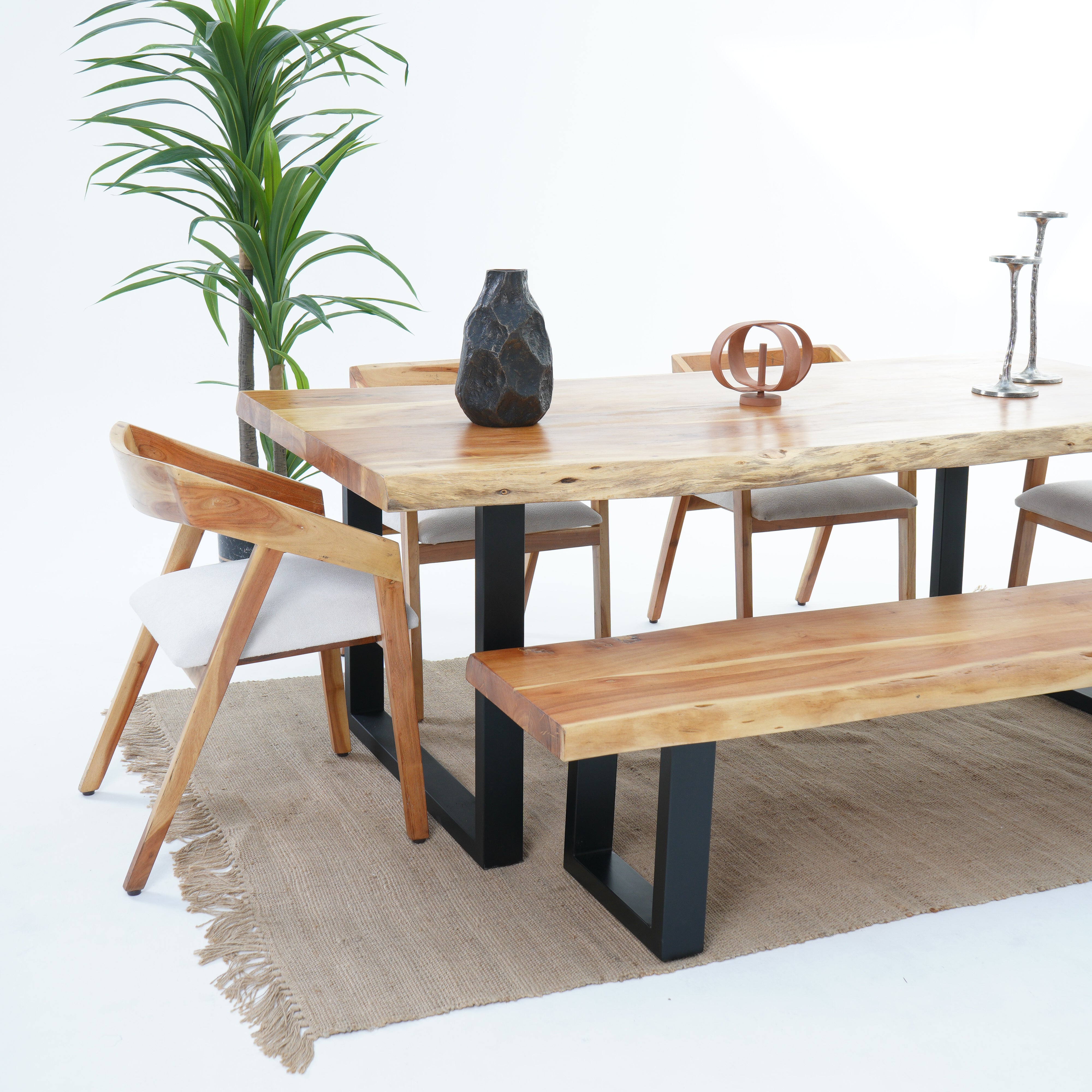 Majesty Acacia Live Edge Dining Table