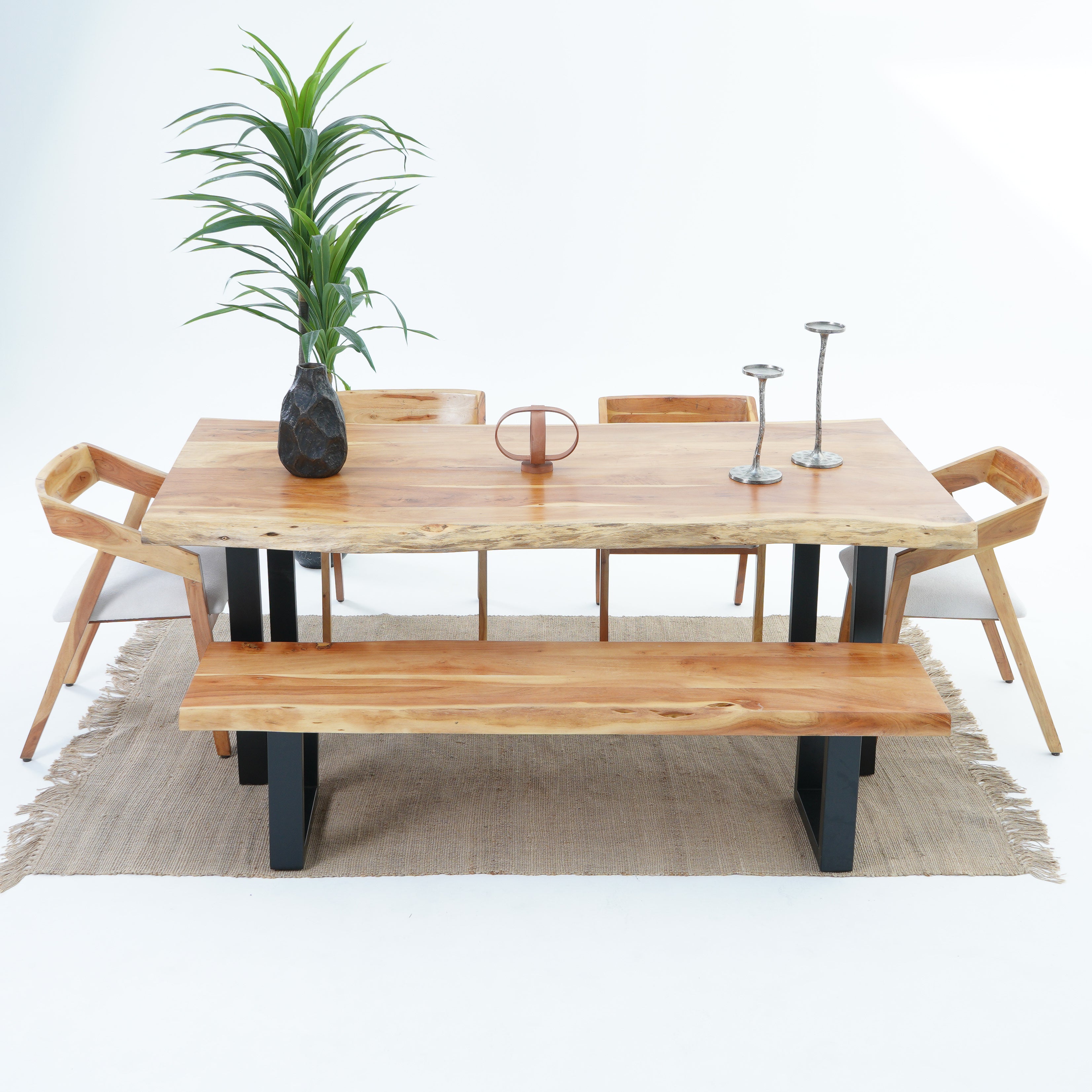 Majesty Acacia Live Edge Dining Table