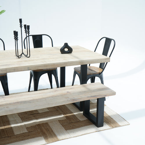 FLORENCE FLAIR MANGO WOOD DINING TABLE