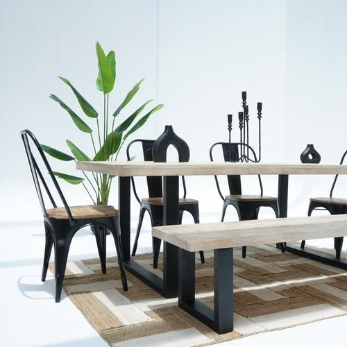 FLORENCE FLAIR MANGO WOOD DINING TABLE