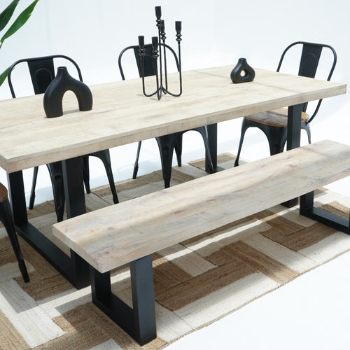 FLORENCE FLAIR MANGO WOOD DINING TABLE