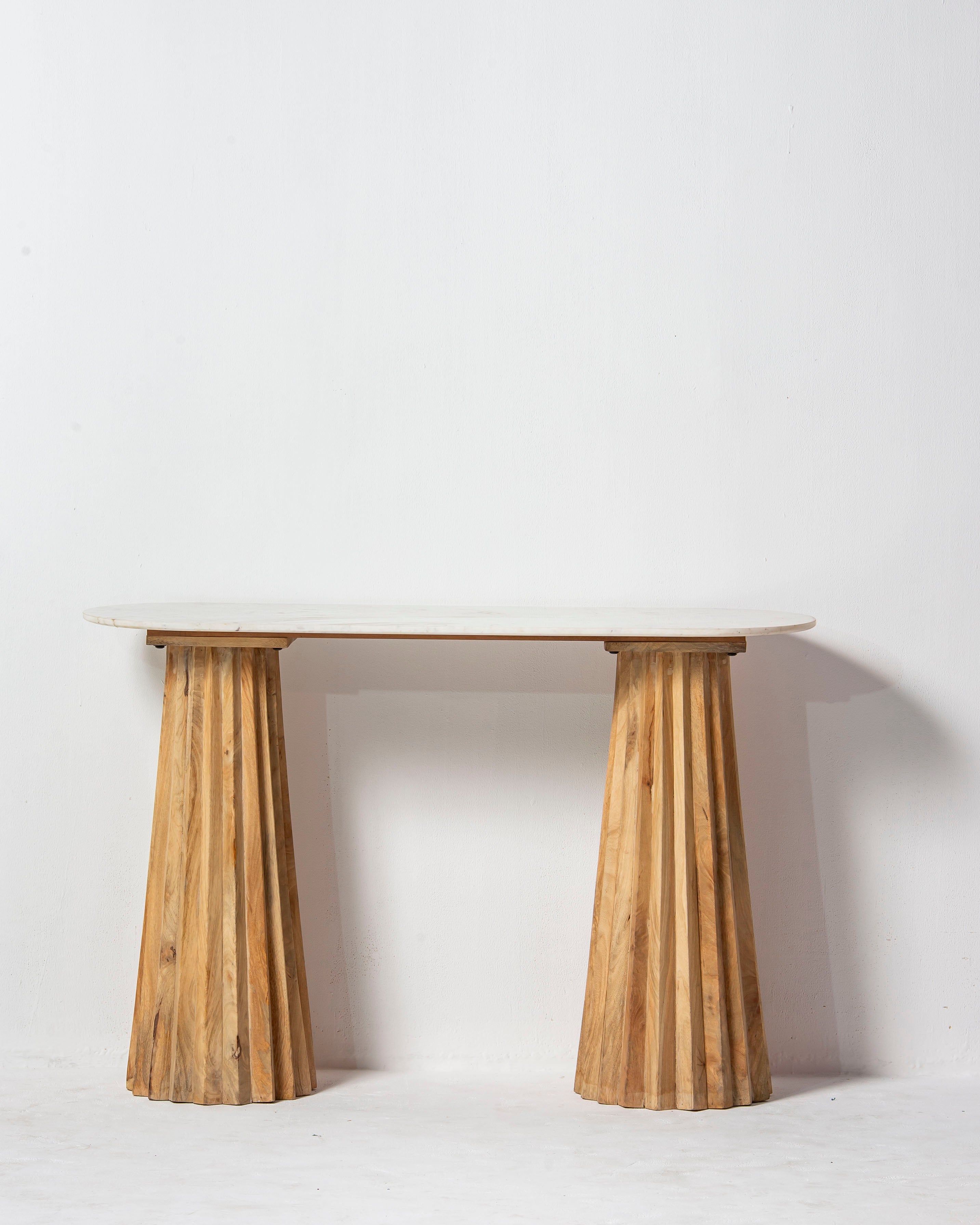 TERRALUXE MARBLE CONSOLE TABLE