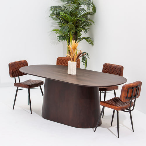 DANISH OVAL DINING TABLE