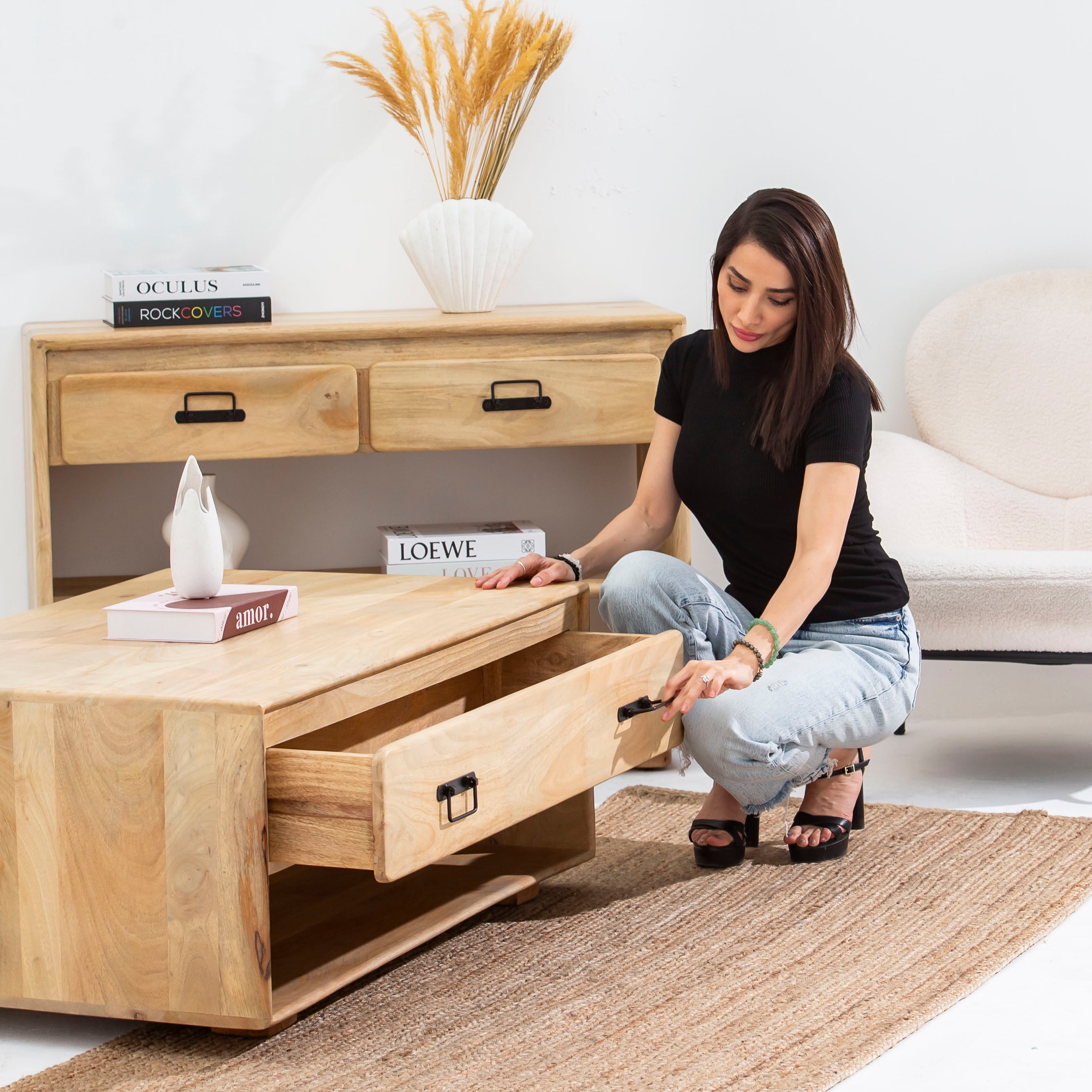 VENEZIA WOODEN COFFEE TABLE