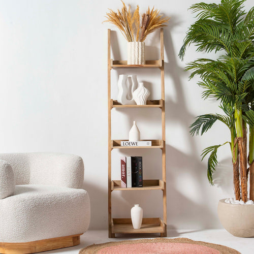 AUREVO WOODEN BOOKSHELF