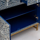 OCEANIC-BLUE MOTHER OF PEARL SIDEBOARD - Art and craft furniture 
