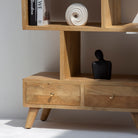 AUREVO WOODEN BOOKSHELF - Art and craft furniture 