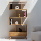 AUREVO WOODEN BOOKSHELF - Art and craft furniture 