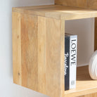 AUREVO WOODEN BOOKSHELF - Art and craft furniture 