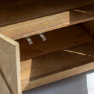 AUREVO WOODEN FOUR DOOR SIDEBOARD - Art and craft furniture 