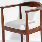 AUREVO DARK WOODEN CHAIR - Art and craft furniture 