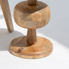 AUREVO WOODEN ROUND STOOL - Art and craft furniture 