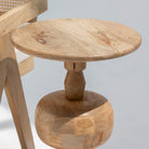 AUREVO WOODEN ROUND STOOL - Art and craft furniture 
