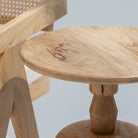 AUREVO WOODEN ROUND STOOL - Art and craft furniture 
