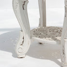 WOODEN CARVED ROUND STOOL - Art and craft furniture 