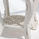 WOODEN CARVED ROUND STOOL - Art and craft furniture 