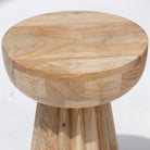 AUREVO WOODEN ROUND STOOL - Art and craft furniture 