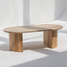 AUREVO WOODEN COFFEE TABLE - Art and craft furniture 