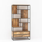 BERLIN LOFT WDN TWO DRAWER BOOKSHELF - Art and craft furniture 
