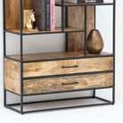 BERLIN LOFT WDN TWO DRAWER BOOKSHELF - Art and craft furniture 