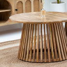 MONTERA WOODEN COFFEE TABLE SET OF TWO - Art and craft furniture 