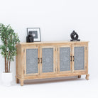 MAESTRO WOODEN CARVING SIDEBOARD - Art and craft furniture 