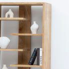 AUREVO WOODEN OPEN BOOKSHELF - Art and craft furniture 