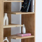 AUREVO WOODEN OPEN BOOKSHELF - Art and craft furniture 