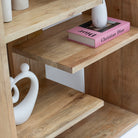 AUREVO WOODEN OPEN BOOKSHELF - Art and craft furniture 