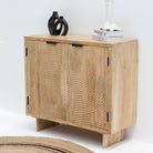 AURA CURVE MANGO WOOD SIDEBOARD - Art and craft furniture 