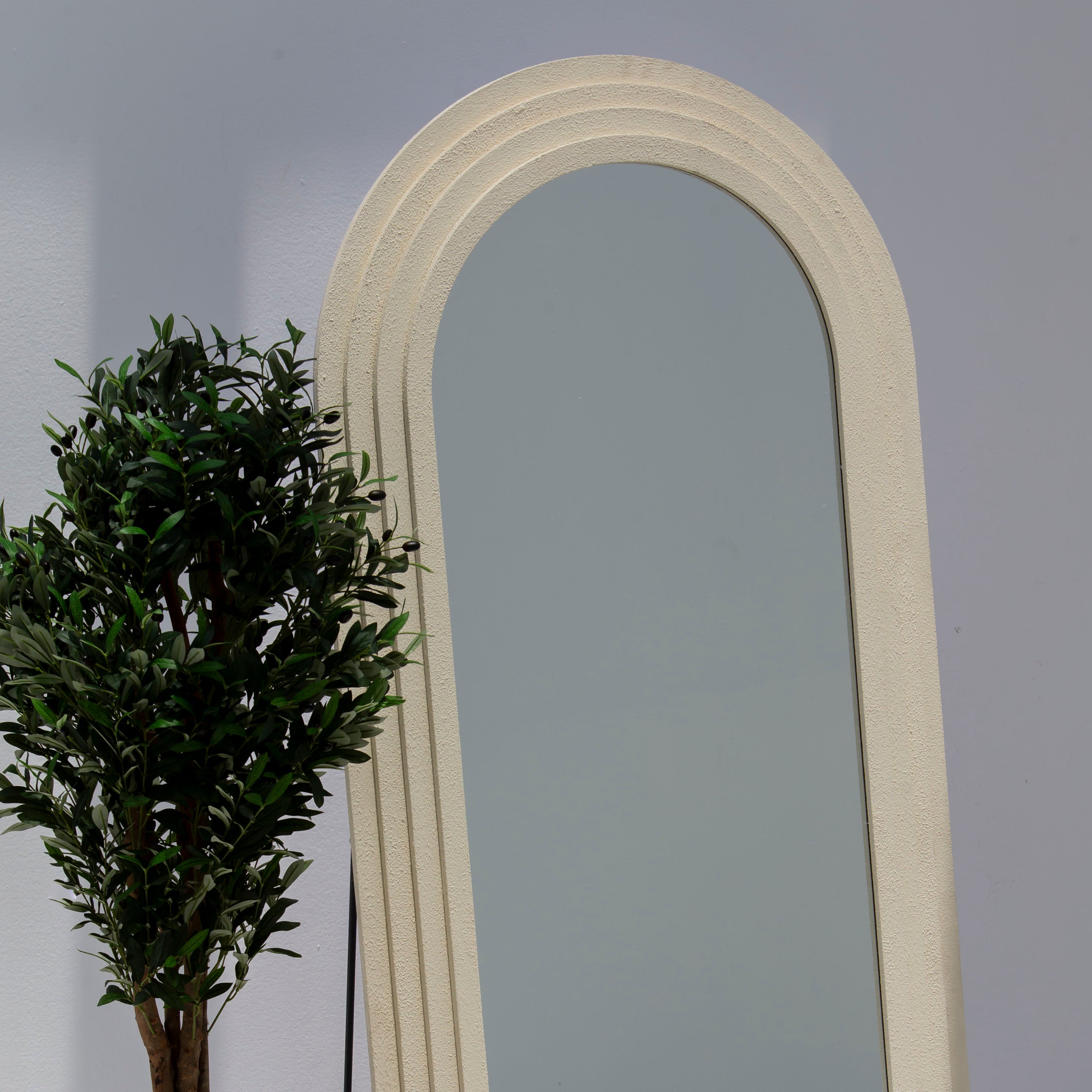 Aureline Lining White Mirror Frame - Art and craft furniture 