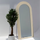 Aureline Lining White Mirror Frame - Art and craft furniture 