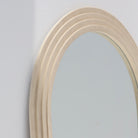 Zyra White MIrror Frame - Art and craft furniture 